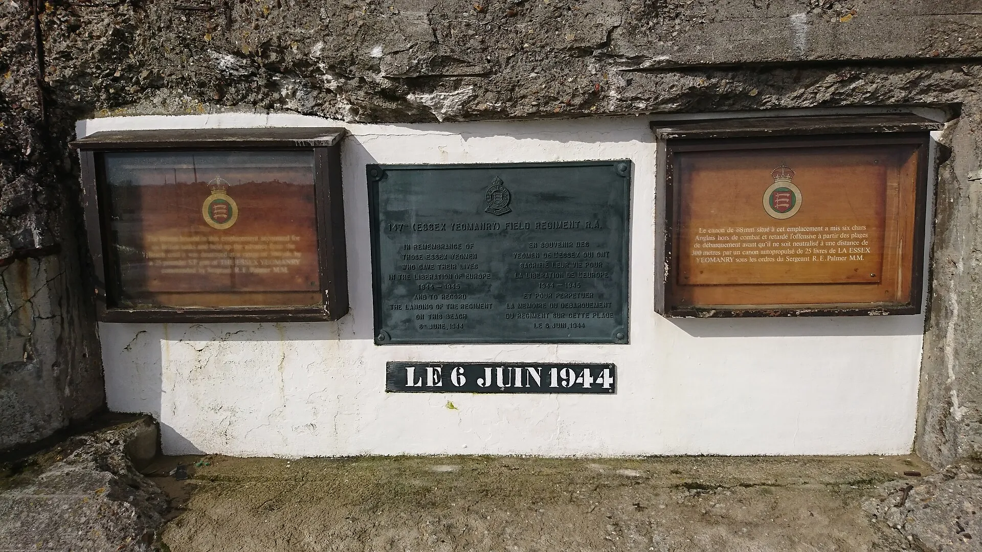 Un blockhaus allemand sur la plage d’Asnelles, secteur Gold