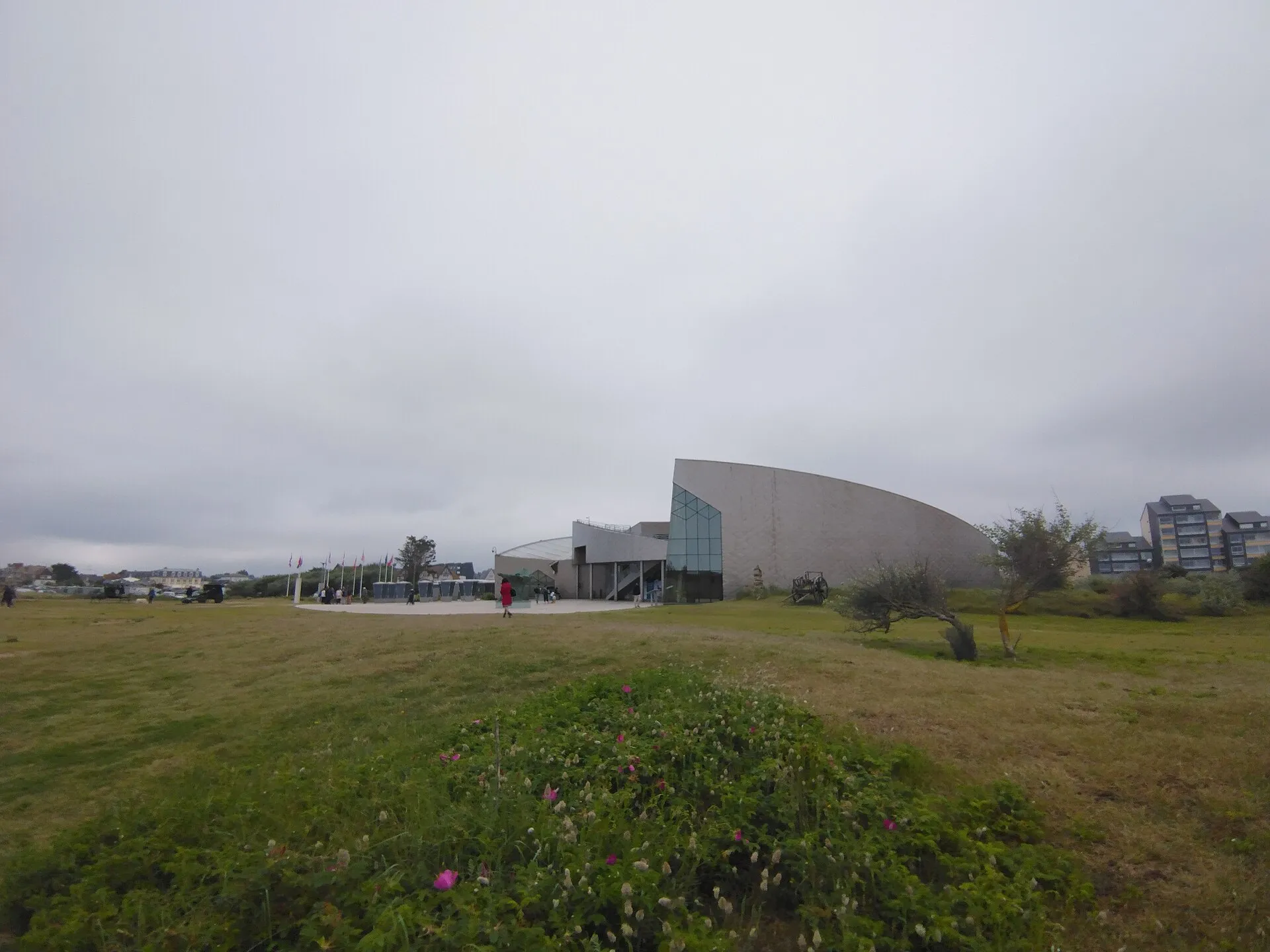 Le bâtiment du Juno Beach Centre à Courseulles-sur-Mer