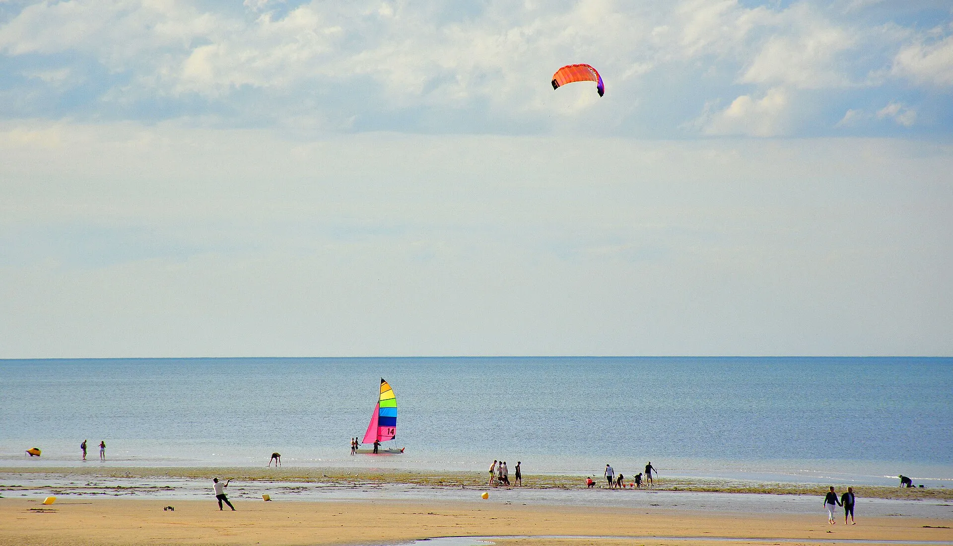 Sword Beach entre Lion-sur-Mer et Ouistreham